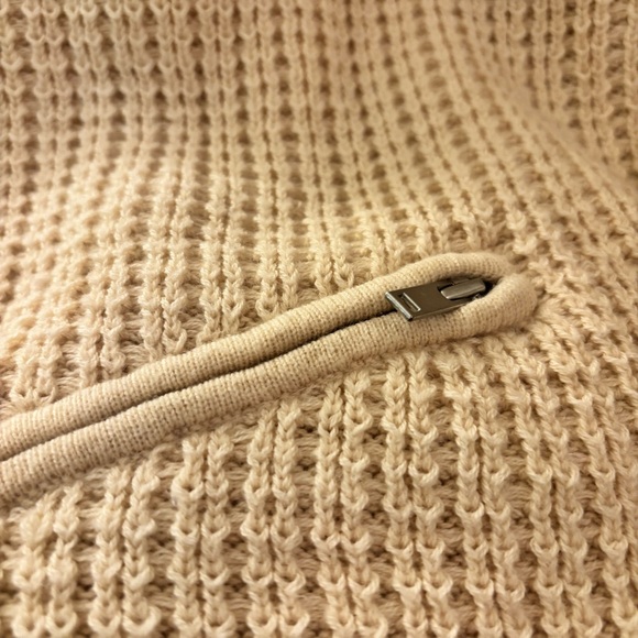 Everlane Cropped Cotton Merino Wool Bomber Jacket in Canvas size XL AsNew Career - Picture 6 of 11